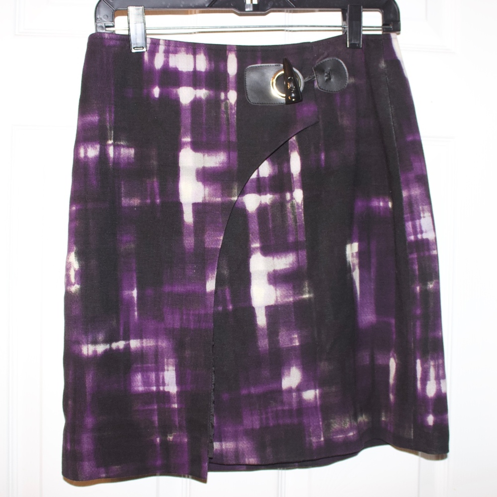 Modern Career Donna Degnan Faux Wrap Skirt Size 4